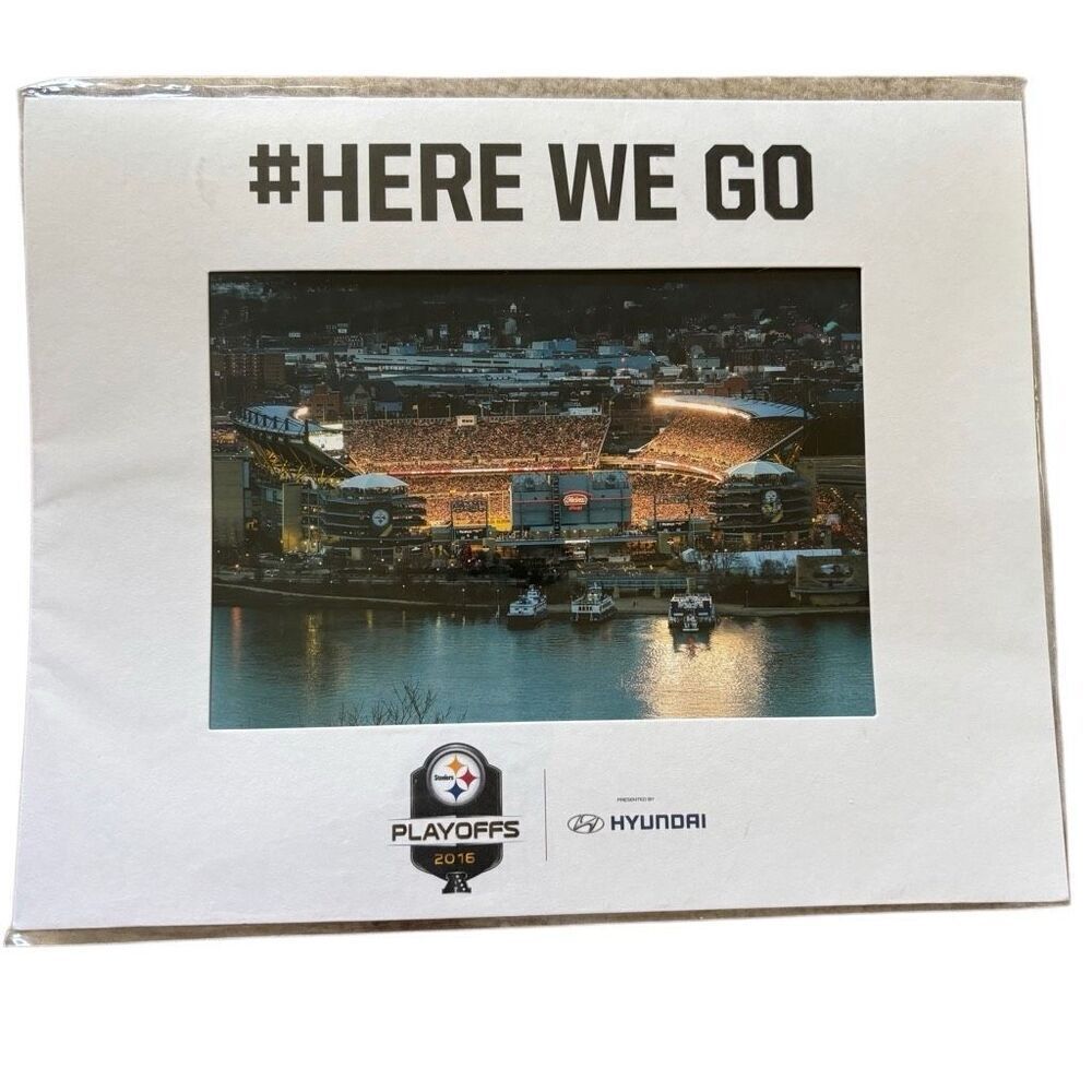 Pittsburgh Steelers 2016 Hyundai Heinz Field Playoff Matted Photo